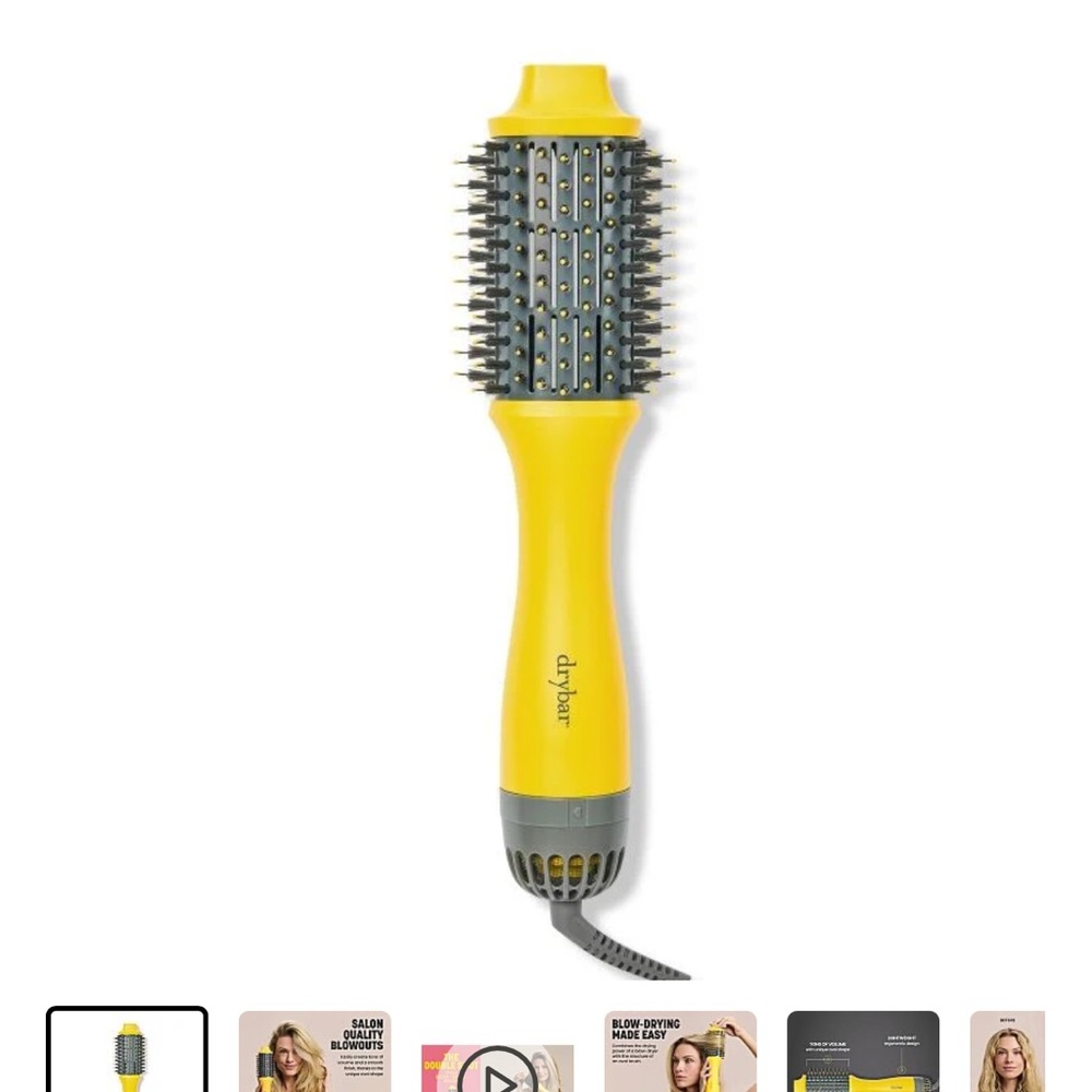 Drybar Vibrant Yellow Hair Dryer Brush